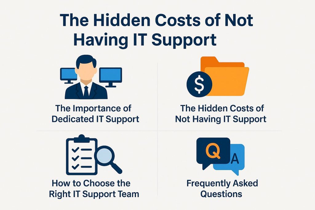 The Hidden Costs of Not Having a Dedicated IT Support Team
